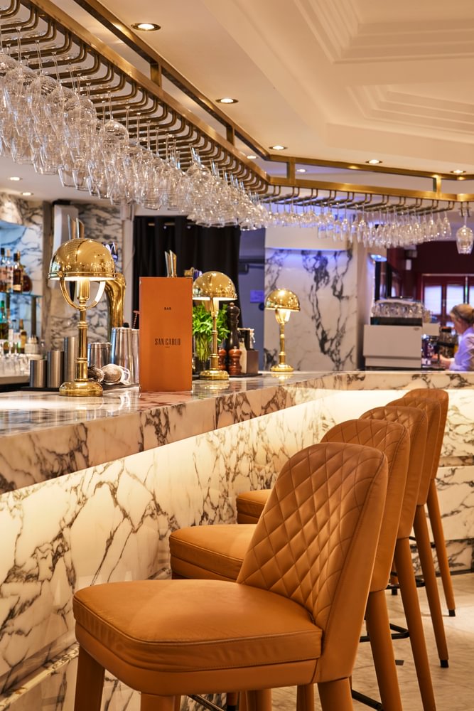 San Carlo Hale, Bar with the menu
