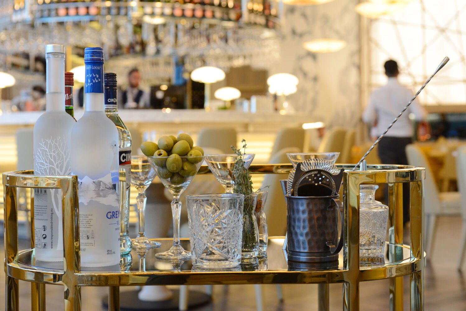 Fumo Selfridges Birmingham drinks table