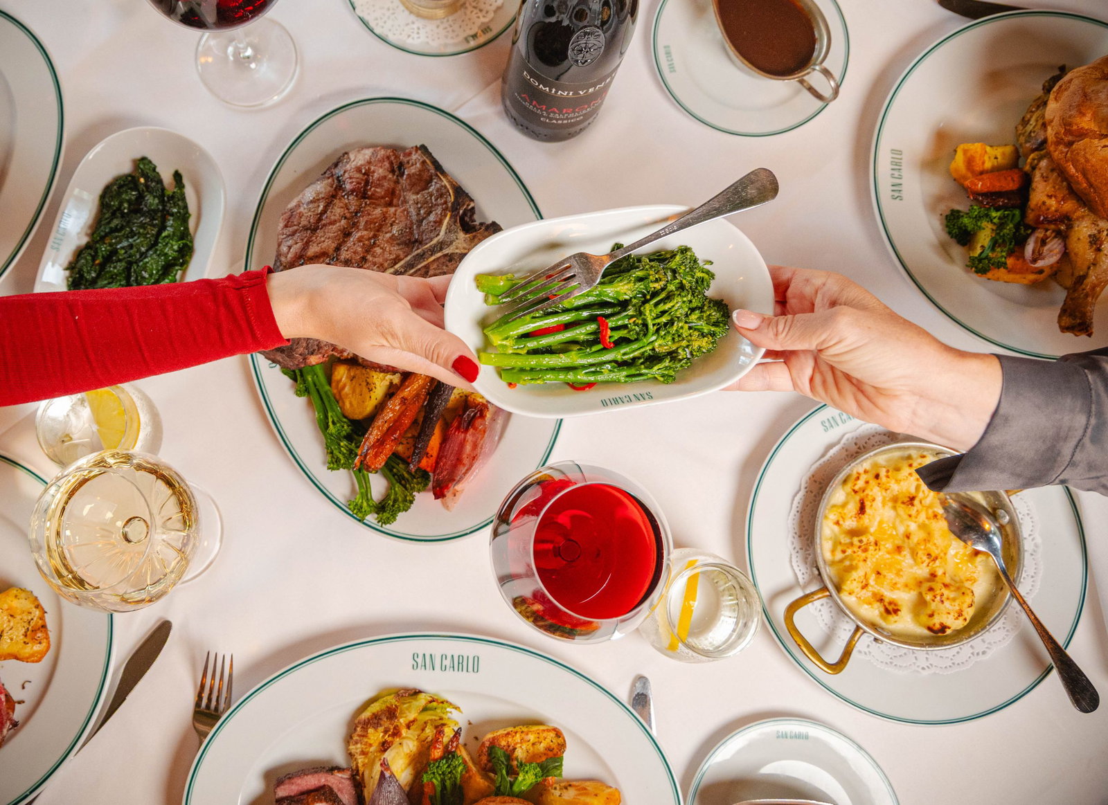 Sunday Roast passing Plates
