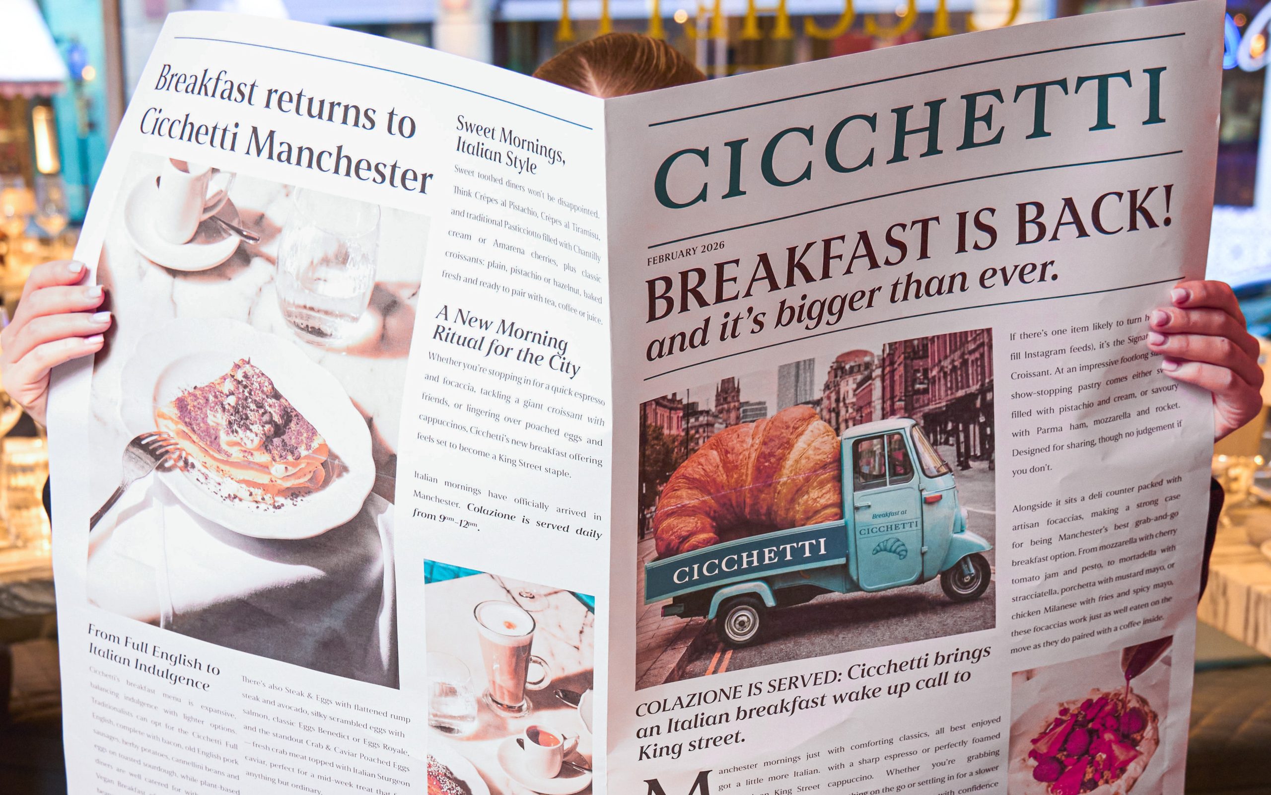 Breakfast launch at Cicchetti