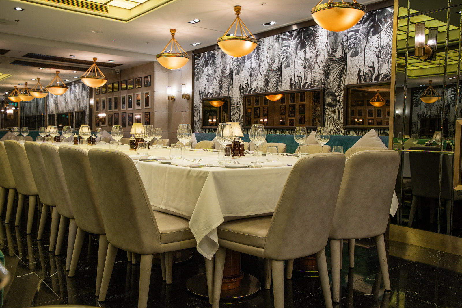 San Carlo Regent Street London Private dining room